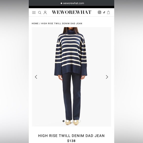 High rise dad jeans - Weworewhat - size 30! - Picture 2 of 7